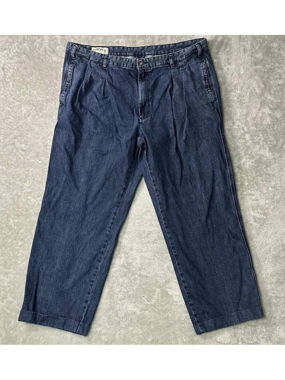 Orvis Mens Straight Leg Original Blue Jeans Pants Size 44  Blue Jean Bundle